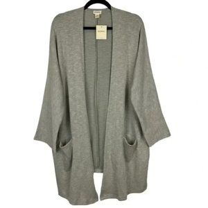 NWT Donni Anthropologie Slouchy Ribbed Duster OS